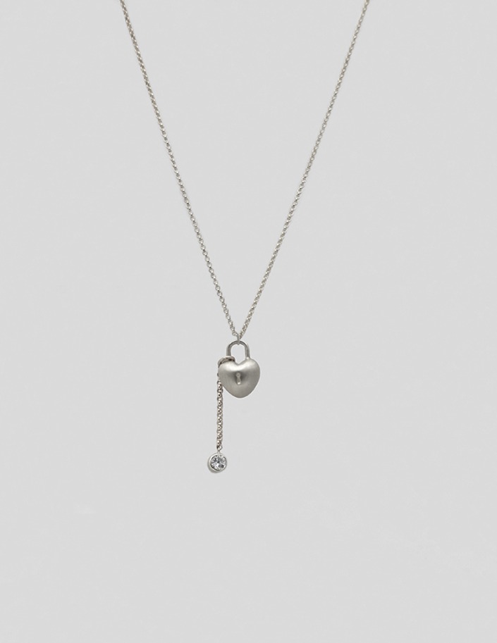 [ HEART ]  drop necklace