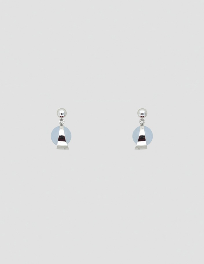 [ ARC ]  earring ( chalcedony )